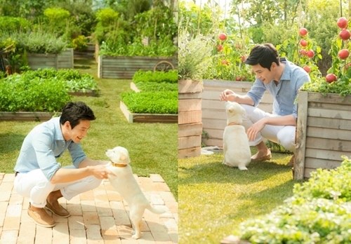 Hyun Bin Can’t Take His Eyes Off Playful Puppy Hyun Bin Can’t Take His Eyes Off Playful Puppy