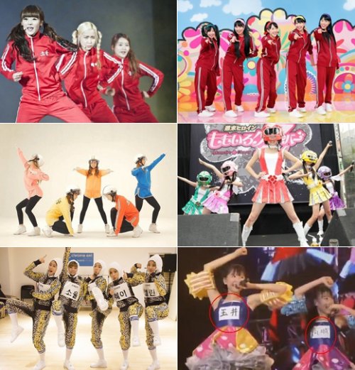 Crayon Pop (left) vs. Momoiro Clover Z (right)