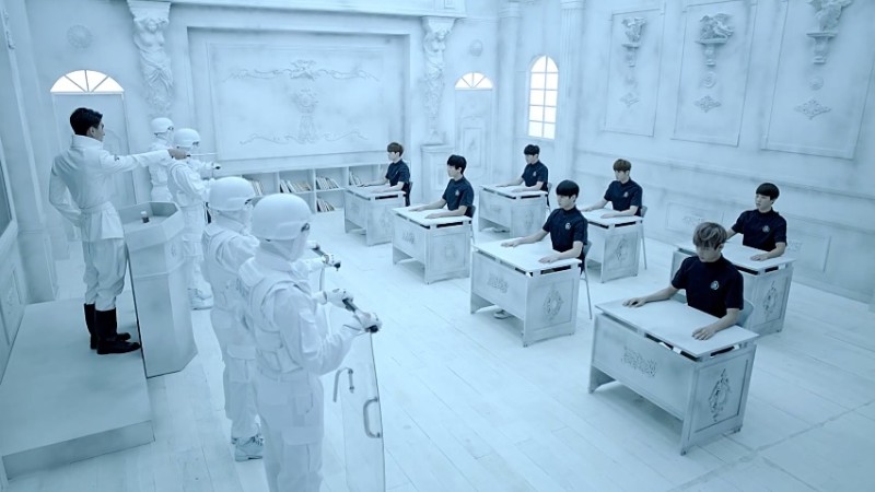 BTS are Rebellious Dystopian Students in “N.O.” Music Video Teaser BTS are Rebellious Dystopian Students in “N.O.” Music Video Teaser