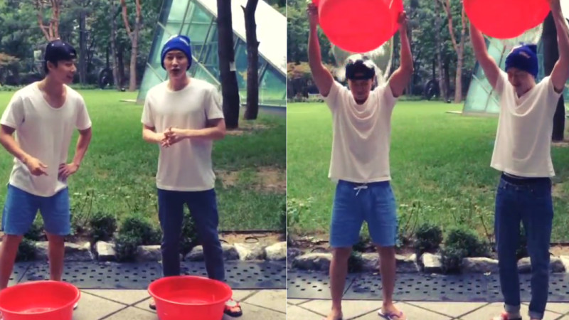 Super Junior’s Donghae and Eunhyuk Respond to “Ice Bucket Challenge” Nomination by Siwon Super Junior’s Donghae and Eunhyuk Respond to “Ice Bucket Challenge” Nomination by Siwon