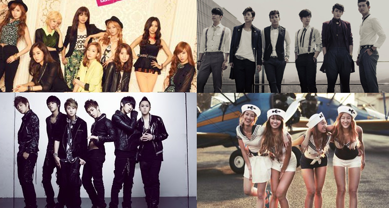 girls' generation 2pm beast sistar