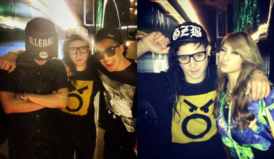 Skrillex, G-Dragon, CL