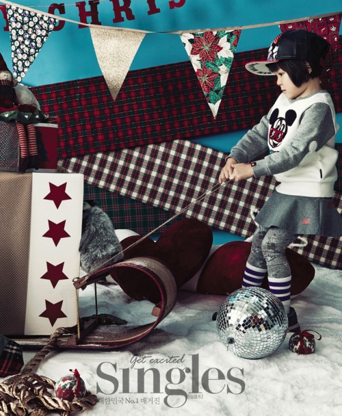 Chu Sarang Gets into the Holiday Season for Singles Magazine Soompi