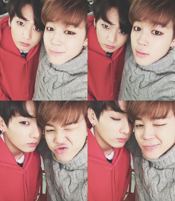 Résultat de recherche d'images pour "bts jungkook and jimin"