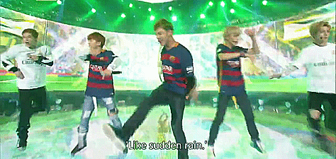 Monsta X soccer KBS Music Bank